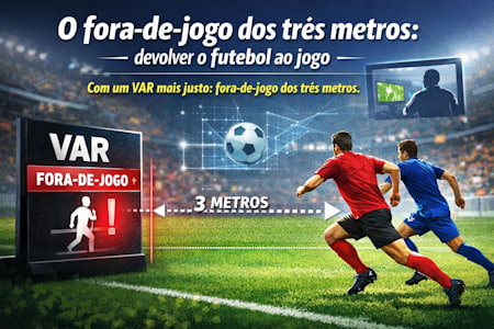 O fora-de-jogo dos três metros: devolver o futebol ao jogo
