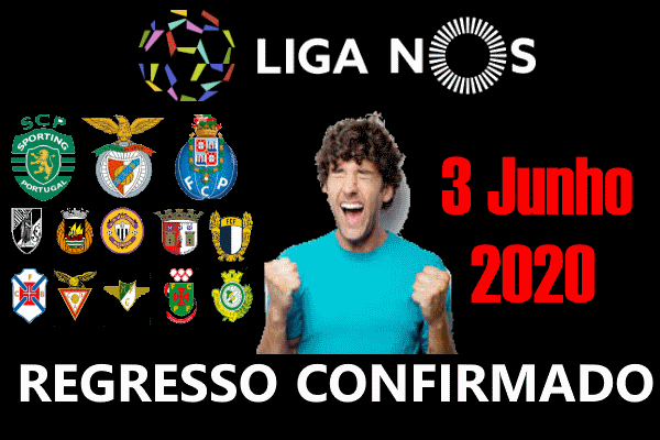 Futebol regressa em Junho em Portugal